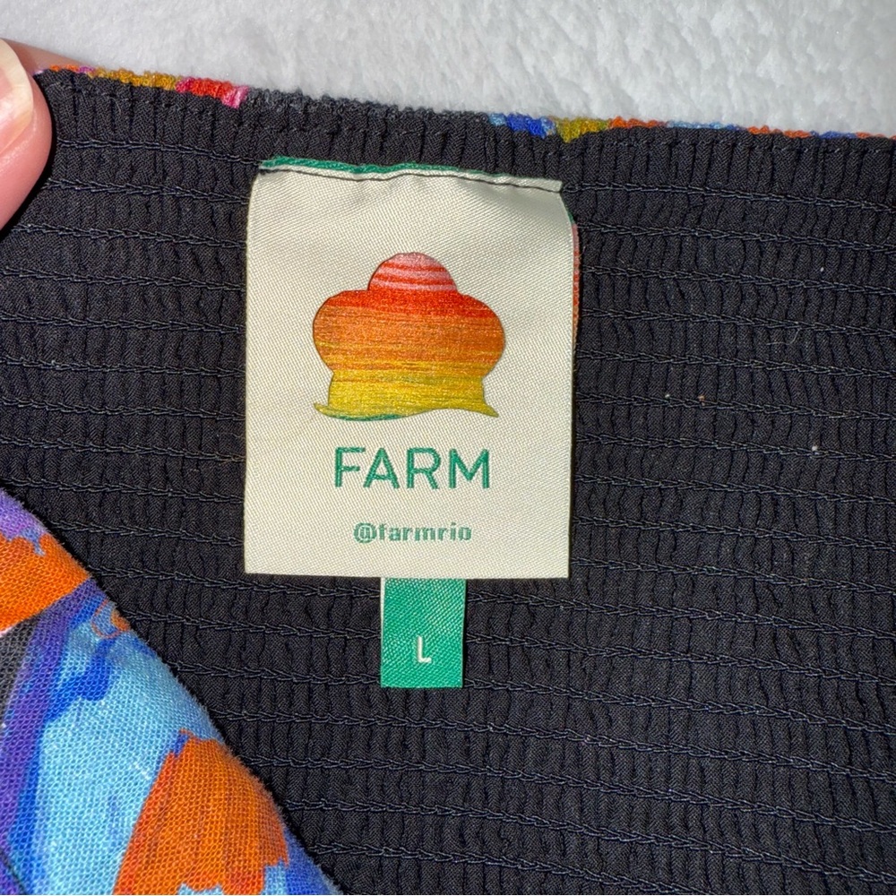 FARM Rio Multicolor Tropical Print Mini Dress - Picture 7 of 13